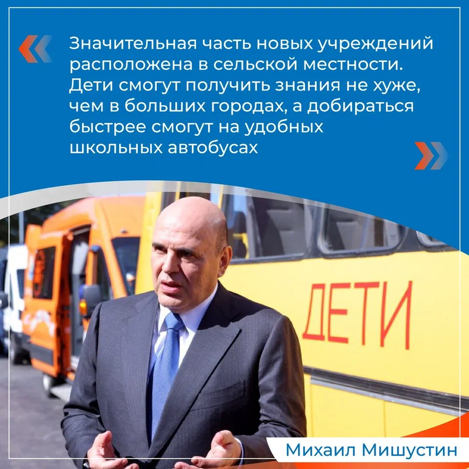 В России каждый год открываются новые школы в 2025 году в свежие классы 80 школ с современным оборудованием отправились 67 000 учеников Большинство новых школ открыли в сельской местности а для того чтобы дети быстро и безопасно добирались на учебу закупили больше 3000 новых автобусов