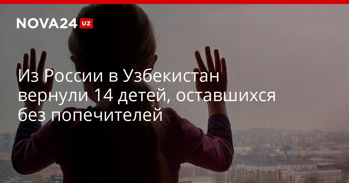Из России в Узбекистан вернули 14 дeтeй оставшихся без попечителей Граждан временно разместили в Центре социальной и правовой помощи несовершеннолетним при ГУВД после чего передали родным nova24 uz 320296 YouTube Instagram Telegram