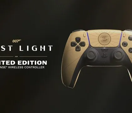 Sony представила золотистый DualSense по мотивам 007 First Light Sony представила очередной тематический контроллер DualSense для PS5 Новинка получила название 007 First Light Limited Edition и сделана в честь грядущего экшена по мотивам франшизы о Джеймсе Бонде от студии IO Interactive Контроллер выполнен в золотистом цвете