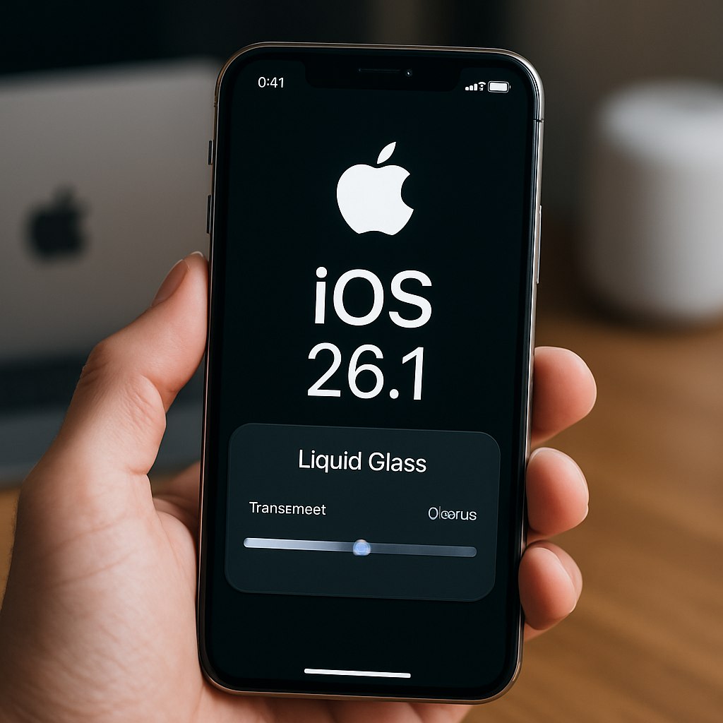 Apple выпустила обновление iOS 26 1 которое включает новый переключатель прозрачности для функции Liquid Glass Теперь пользователи iPhone могут регулировать стеклянный дизайн кнопок и элементов навигации выбирая между текущим полупрозрачным вариантом и новым матовым видом который увеличивает непрозрачность и контрастность Кроме того обновление включает поддержку живого перевода с AirPods для китайского японского корейского и итальянского языков улучшенное качество аудио в FaceTime при низкой пропускной способности а также новые возможности для Apple Music и Fitness Также были обновлены iPadOS macOS watchOS visionOS и tvOS до версии 26 1 PRO AI OFFICIAL