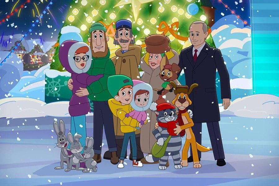 Путин приедет в Простоквашино Президент появится в новогоднем выпуске Это уже подтвердили в Союзмультфильме огромный Путин самый неожиданный персонаж на новый год
