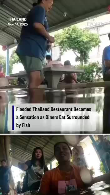 Наводнение в Таиланде стало неожиданным толчком для ресторана