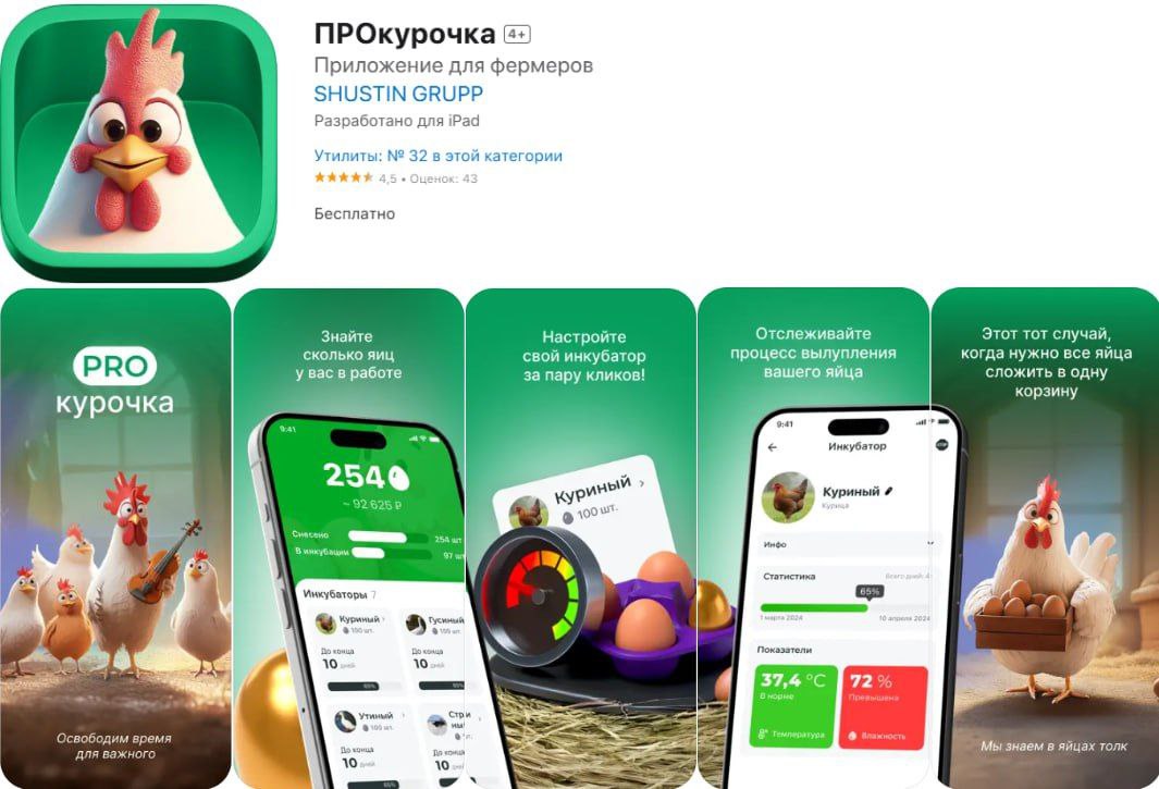 Россельхозбанк сделал новое партизанское мобильное приложение Прокурочка.
