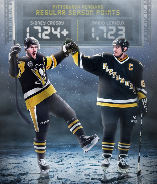 Сидни Кросби стал лучшим бомбардиром в истории Питтсбурга Капитан пингвинов отметился голом и ассистом в матче с Монреалем Теперь на его счету 1724 очка в регулярных чемпионатах НХЛ Таким образом Кросби стал лучшим бомбардиром в истории Питтсбурга обойдя Марио Лемье