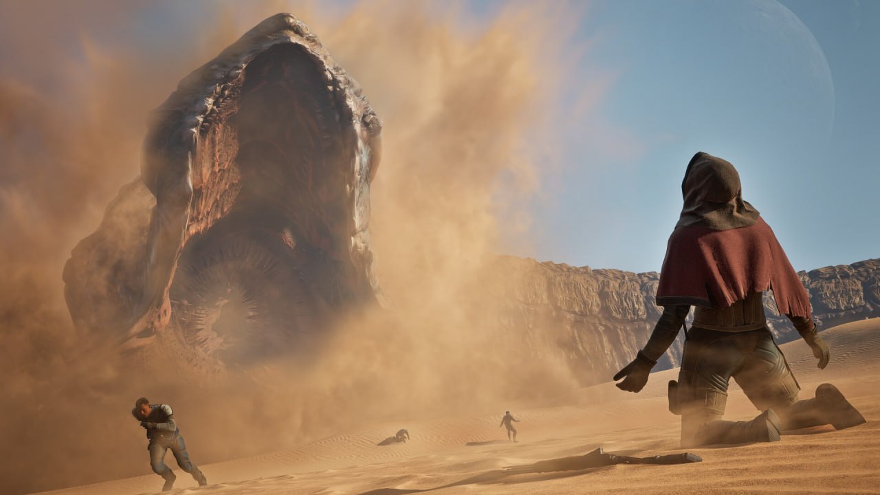 Dune Awakening получила большой апдейт Глава 2 в котором среди прочего продолжили основную сюжетную линию и добавили возможность менять внешность героя Для выживача также выпустили платное DLC Утраченная добыча с отдельной историей и косметическими предметами   dtf ru games 4017687