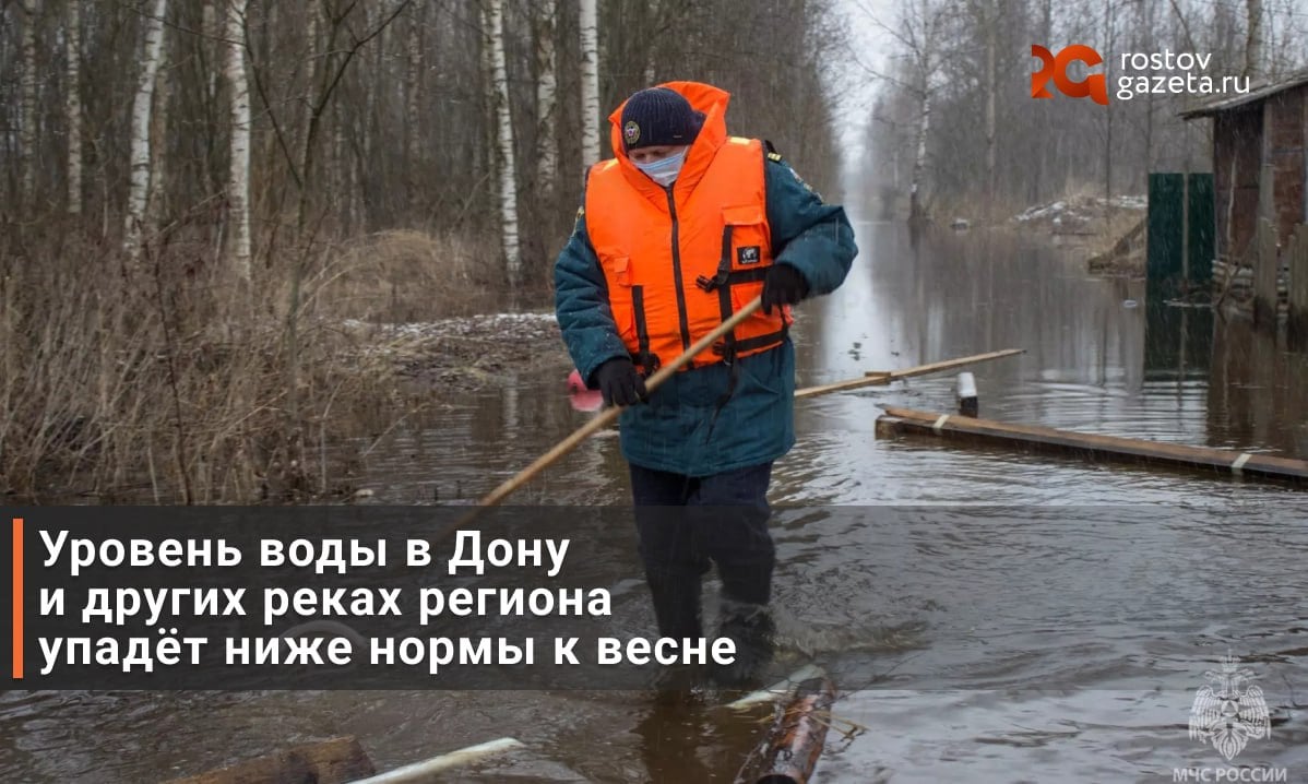 Уровень воды в Дону в период весеннего половодья упадет ниже нормы, сообщают в федеральной службе по мониторингу окружающей среды  Росгидромете .  Весной 2025 года эксперты Росгидромета ожидают низкие максимальные уровни воды в Дону и реках его бассейна. Примечательно, что на водных объектах Южного и Северо-Кавказского федеральных округов прогноз при этом в основном положительный.  По данным экспертов, уровень воды у большинства рек на юге будет в пределах нормы. В Ростовской области на водных объектах ДНР, ЛНР, Запорожской и Херсонской областей при этом будет наименьший сток воды.          RostovGazeta