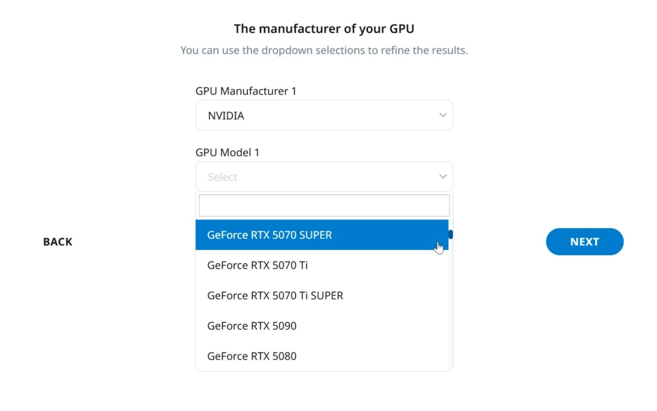 Seasonic уже добавила RTX 5070 Ti SUPER и RTX 5070 SUPER в свой калькулятор блоков питания Потребление RTX 5070 SUPER составит 275 Вт стало на 10 выше а RTX 5070 Ti SUPER будет потреблять до 350 Вт на 17 Обычно производители БП начинают добавлять грядущие видеокарты в свои калькуляторы PSU за несколько месяцев до релиза Мой Компьютер