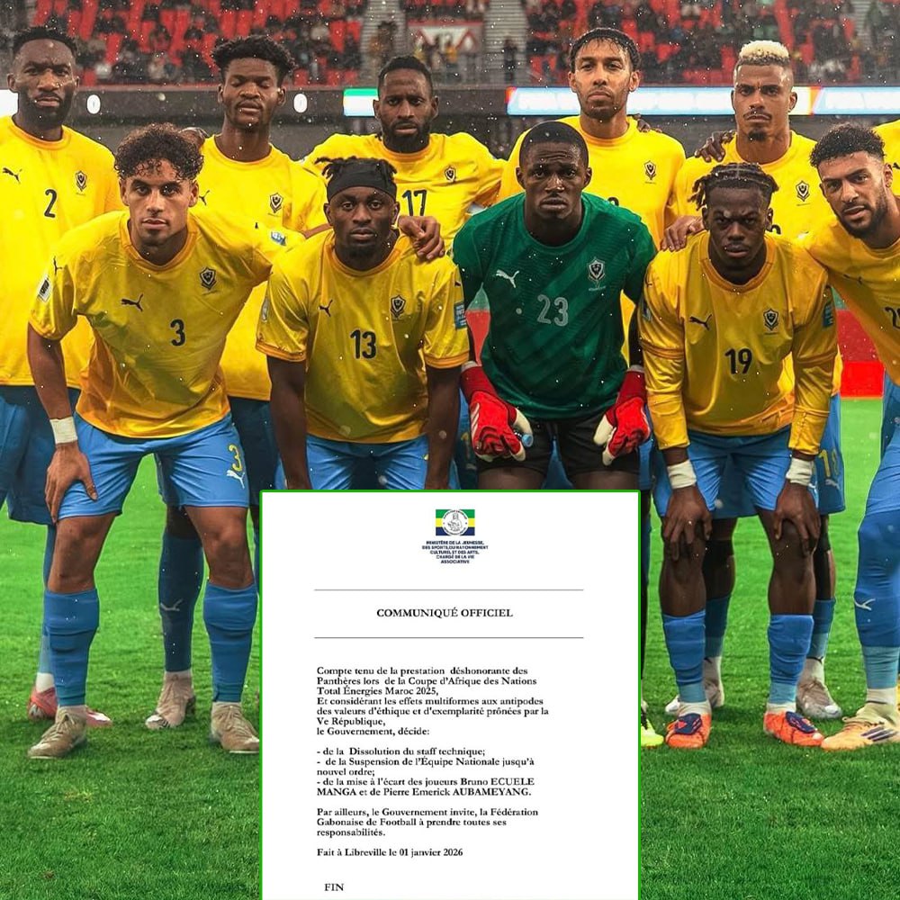 Правительство Габона приостановило деятельность футбольной сборной страны Руководство Габона в официальном заявлении в соцсетях назвало позорным выступление национальной команды на Кубке Африки Также был распущен весь тренерский штаб а Пьер Эмерик Обамеянг и капитан Брюно Манга отстранены На групповом этапе Габон потерпел три поражения в трех матчах Подписывайтесь на РИА Новости Спорт в MAX