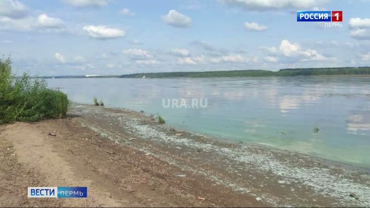 На берегу Камы замечены странные белесые отложения    На берегу Камы жители заметили странные отложения. Говорят, будто соль насыпали. На песке у кромки воды появились белесые крупинки. Все это наблюдается недалеко от Дворцовой Слудки.