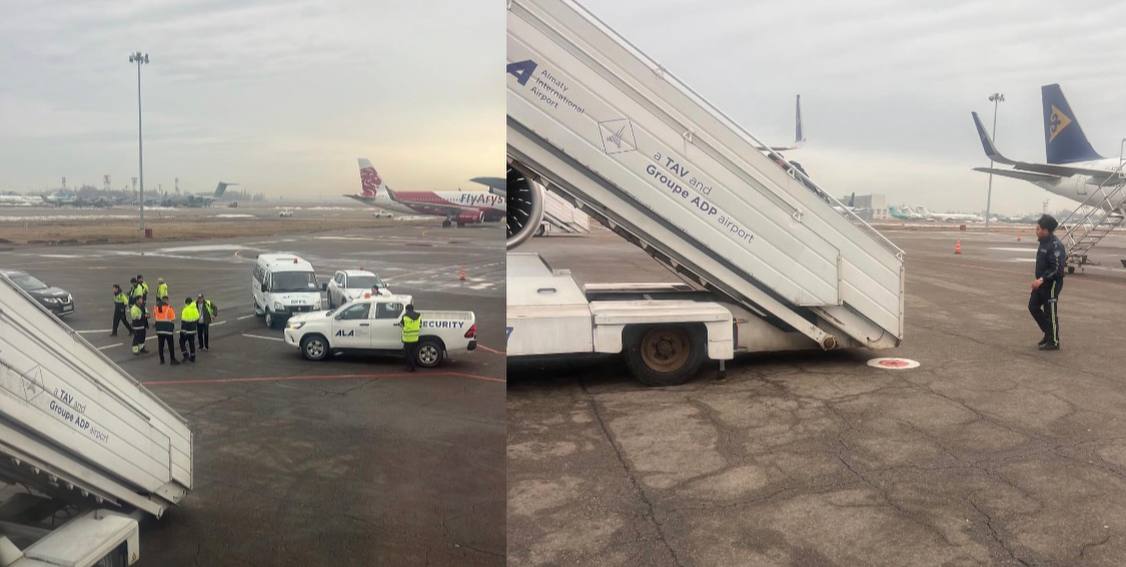 На утреннем рейсе из Алматы в Астану экипаж объявил сигнал бедствия MAYDAY из за задымления в салоне Самолет Air Astana срочно вернулся и сел в Алматы в аэропорту его уже встречали пожарные и спасатели По предварительной информации на борту Airbus A321neo никто не пострадал Причины задымления сейчас выясняют