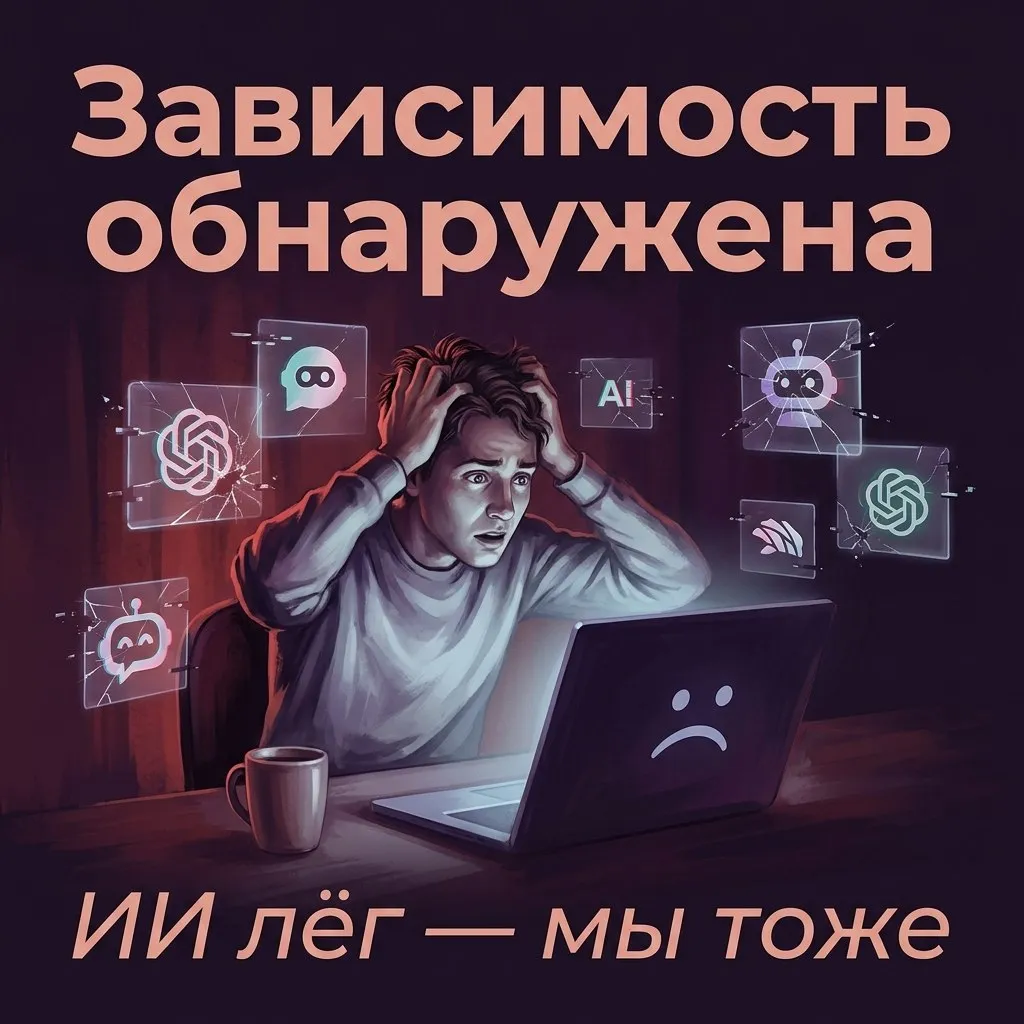 ChatGPT лёг по всему миру Тысячи пользователей жалуются что не могут войти в аккаунт отправить запрос и даже посмотреть старые переписки При этом лёг не только ChatGPT но и Codex а у кого то даже Gemini Ну и самое показательное тут не сам сбой а реакция Люди в панике пишут что без нейросетей не могут работать У кого то буквально встали рабочие процессы Вот тебе и ответ на вопрос насколько мы уже подсели