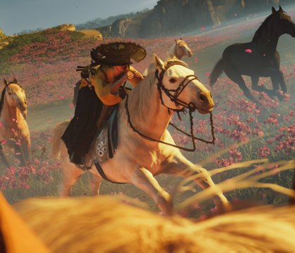 Вышел релизный трейлер Ghost of Yōtei а в сети появились первые обзоры игры критики в восторге Компании Sony и Sucker Punch Productions выпустили релизный трейлер ожидаемого самурайского экшена Ghost of Yōtei В ролике показали путешествия по миру игры прекрасные пейзажи острова Хоккайдо сражения с врагами с использованием разнообразных видов оружия езду на лошадях и фрагменты из некоторых игровых кат сцен