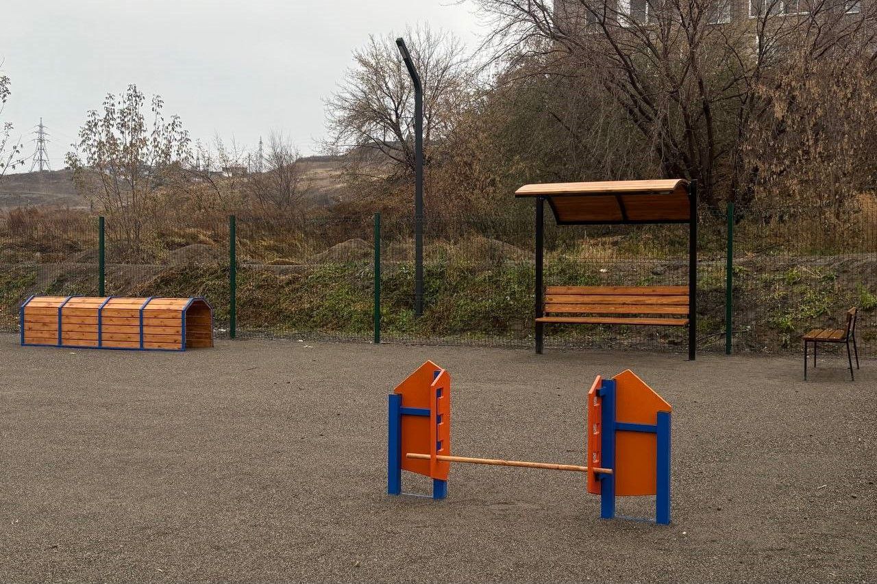 Две новые площадки для выгула собак появились в Красноярске Обе они расположились в Ленинском районе Места выбирали с учетом пожеланий самих жителей района Так теперь безопасно погулять с питомцем и потренировать его можно в районе дома 5 на Даурской и 4 6 на Борисевича Для хвостатых здесь установили специальные тоннели барьеры лесенки и столбики с прорезиненным покрытием защищающим лапы Кроме того благоустроили и территорию вокруг и установили скамейки и урны для мусора Фото adm krasnoyarsk eniseytv