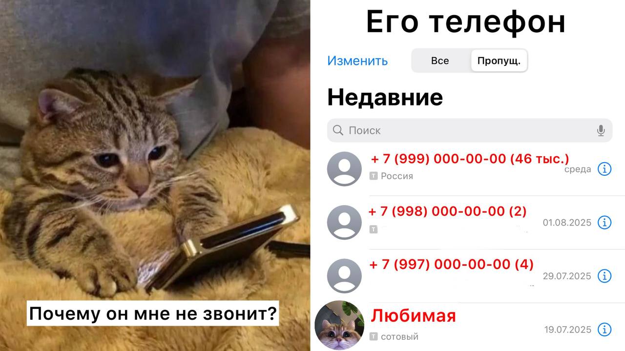 Мошенники пытались дозвониться жителю Москвы 46 627 раз Это стало самой массированной атакой телефонных аферистов в 2025 году. Вызовы классифицировали как потенциально опасные и заблокировали. Подписаться Прислать новость