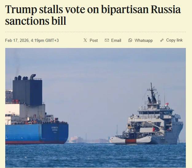Трамп затягивает голосование по законопроекту об ужесточении антироссийских санкций пишет издание Semafor со ссылкой на одного из авторов проекта демократа Ричарда Блюменталя Напомним законопроект подготовили Блюменталь и республиканец ястреб Линдси Грэм Документ предусматривает введение вторичных санкций против российского энергетического сектора то есть пошлины против товаров из тех стран кто покупает российские нефть и газ По словам Блюменталя Трамп является сейчас единственным препятствием для продвижения санкционного пакета Сайт Страна X Twitter Прислать новость фото видео Реклама на канале Помощь