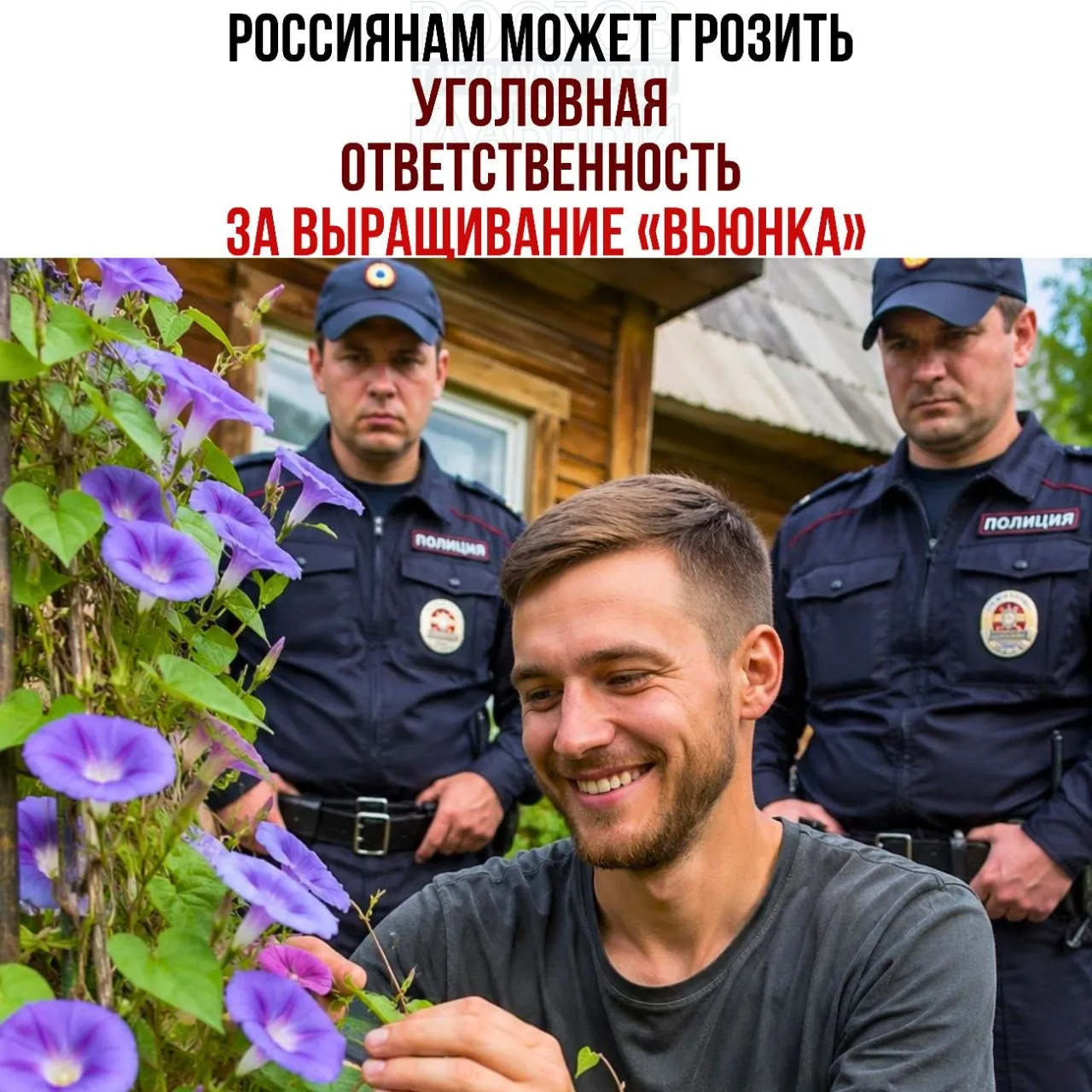 Россиянам может грозить уголовная ответственность за выращивание вьюнка Речь идёт об ипомее трёхцветной популярной декоративной лиане которую нередко высаживают вдоль заборов не подозревая что она включена в перечень запрещённых растений из за содержащихся психотропных веществ При этом ответственность может наступить не только за её посадку но и за бездействие если растение выросло само и его вовремя не уничтожили Распространите среди садовников Подпишись glavnyi rostov Прислать новость glavnyi admin   ТГ может отключиться держи резерв канал Ростов Главный в MAX