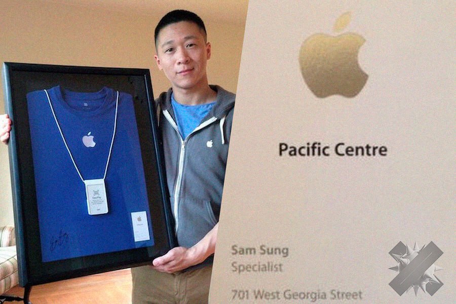 Apple запретила Сэму Сангу представляться своим именем Парень по имени Sam Sung устроился в Apple и спокойно работал пока клиент не сфотографировал его бейдж Снимок с надписью Apple Sam Sung разлетелся по интернету став мемом Руководство юмора не оценило сотруднику запретили представляться настоящим именем и забрали визитки Через год он уволился и даже сменил фамилию на Struan ведь мемная слава оказалась тяжелее работы в корпорации неловко вышло зато реклама бесплатная НЕ МОРГЕНШТЕРН