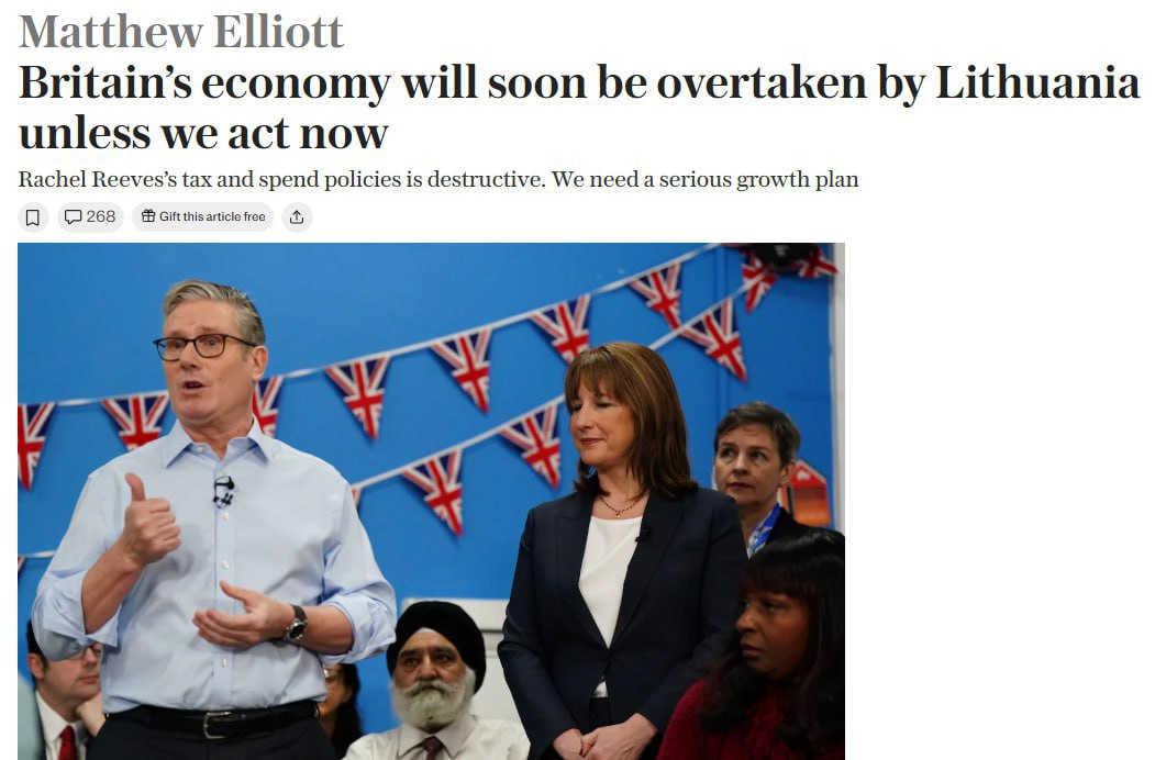 Telegraph Британия рискует стать беднее Турции к 2040 году По прогнозам Telegraph Великобритания к 2040 году может опуститься ниже Турции по ВВП на душу населения Действующая налогово бюджетная политика страны разрушительна слабое падение экономики превращается в стремительный спад а граждане называют бюджет несправедливым и непосильным Если мы хотим избежать унижения в виде обгона со стороны стран которые мы недавно считали экономической периферией если мы хотим чтобы наши дети унаследовали страну которая процветает динамична и свободна нам нужно менять курс сейчас пишет издание Эксперты предупреждают если курс не изменить разрыв с динамичными соседями будет только увеличиваться а будущие поколения британцев унаследуют страну с замедляющейся экономикой и ухудшающимися условиями жизни Подпишись на primulinmd