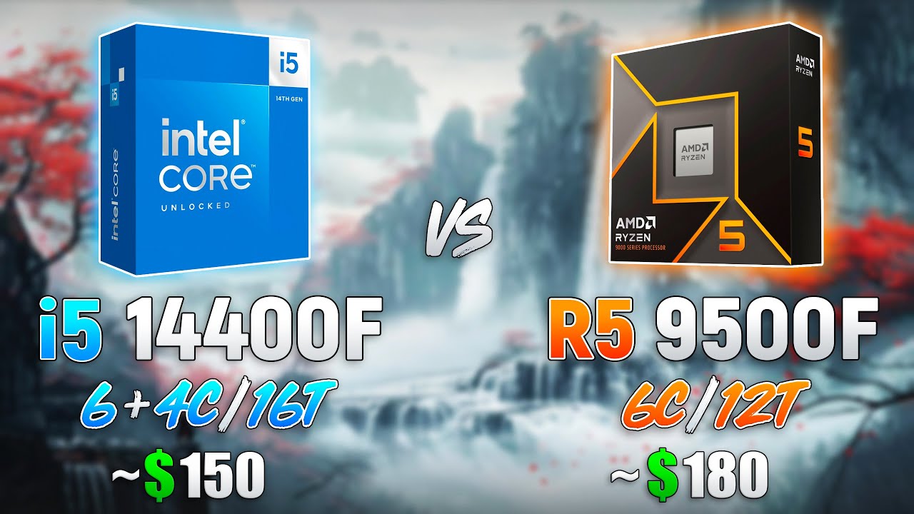 CHIP новости Какой процессор лучше для игр AMD Ryzen 5 9500F сравнили с Intel Core i5 14400F в 10 играх Сравнение провел автор YouTube канала Testing Games на ПК с топовой видеокартой GeForce RTX 5090 Подробнее здесь chiprussia