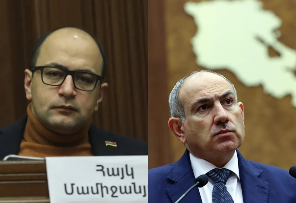Рейтинг Пашиняна - на историческом минимуме: оппозиционный депутат - о скандальных постах премьера в адрес церкви Рейтинг премьер-министра Армении Никола Пашиняна находится на историческом минимуме, и он будет продолжать агонизировать. Об этом заявил глава оппозиционной фракции «Честь имею» Айк Мамиджанян, комментируя последние посты премьера, адресованные церкви. «Продолжай делать подобные записи, сколько можешь, показывай свое настоящее лицо людям», - заявил Мамиджанян на брифинге в парламенте.