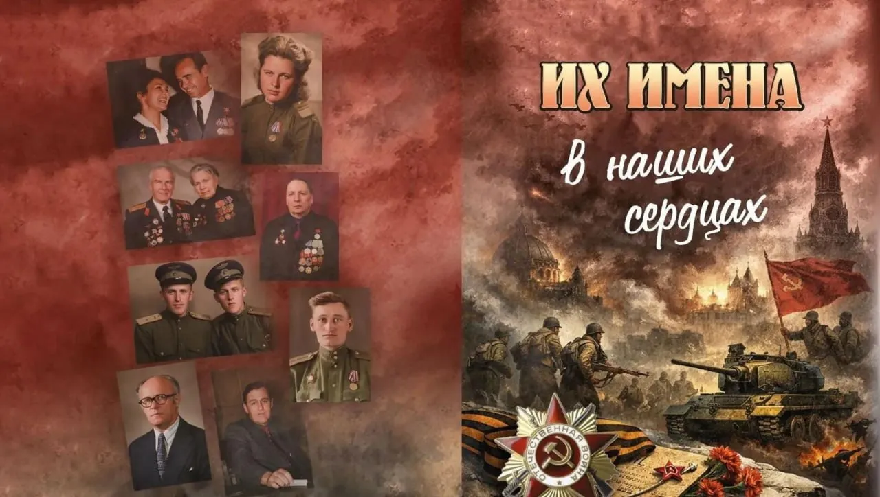Их имена в наших сердцах книга о сотрудниках фронтовиках 6 мая состоится презентация книги приуроченной к 81 й годовщине Победы в Великой Отечественной войне и 150 летию основания Томского госуниверситета Мероприятие пройдет в актовом зале главного корпуса ТГУ в 14 00 Заведующий кафедрой российской истории ФИПН профессор ТГУ Сергей Некрылов Книга представляет собой сборник трогательных воспоминаний потомков о своих родственниках участниках Великой Отечественной войны работавших в ТГУ Это сборник живой памяти В нем нет сухих сводок и официальных формулировок только личные истории передаваемые из уст в уста от сердца к сердцу Дети и внуки ветеранов делятся сокровенным каким человеком был их герой в мирной жизни как он пережил ужасы войны и как сумел сохранить любовь к Родине и семье Подробнее Канал ТГУ Афиша ТГУ ТГУ в MAX