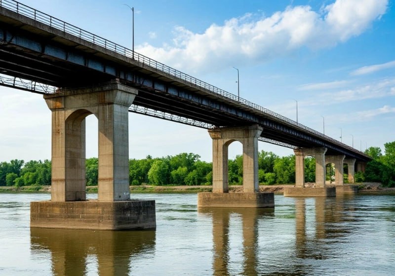 В Омске одобрили проект строительства платного моста через Омь Госэкспертиза выдала положительное заключение на проект моста протяжённостью 1 2 км и стоимостью около 1 6 млрд рублей Ввод в эксплуатацию запланирован на 2026 год Мост соединит улицы Раздольную и 1 ю Заречную в Центральном округе Также появится новая дорожная инфраструктура через район 2 й Учхозной Строительство реализуется по концессионной схеме между правительством Омской области и ООО Стройтраст Застройщик компания ИФР Омь