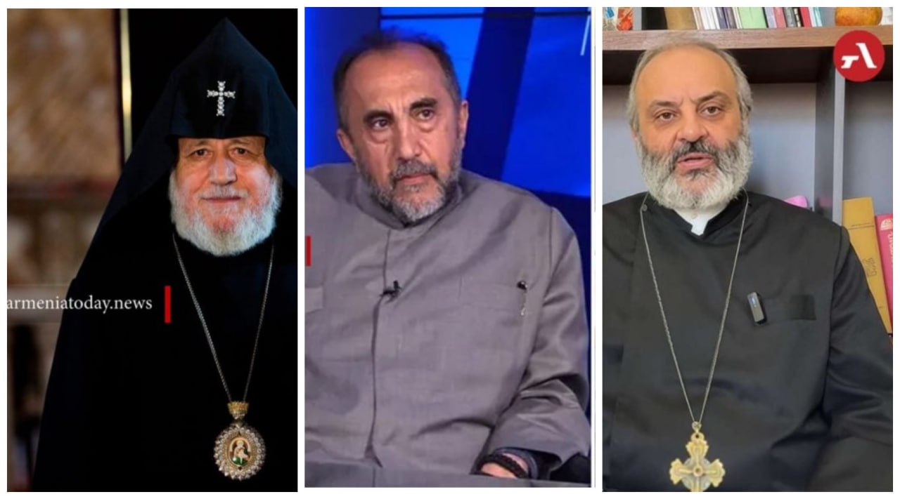 Католикос всех армян Гарегин II на днях навестил арестованного архиепископа Микаэла Аджапахяна в СИЗО сообщает Aravot am со ссылкой на источники Визит прошёл в сопровождении епископов но официально не подтверждался Ранее адвокат архиепископа заявлял что в июле следователь отказал Гарегину II в визите По данным газеты Грапарак в отличие от арестованного архиепископа Баграта Галстаняна Аджапахяна можно посещать его регулярно навещают адвокаты родственники и оппозиционные политики Посетители утверждают что он сохраняет бодрость духа шутит о Пашиняне и служит литургию за сотрудников изолятора Подписаться на нас