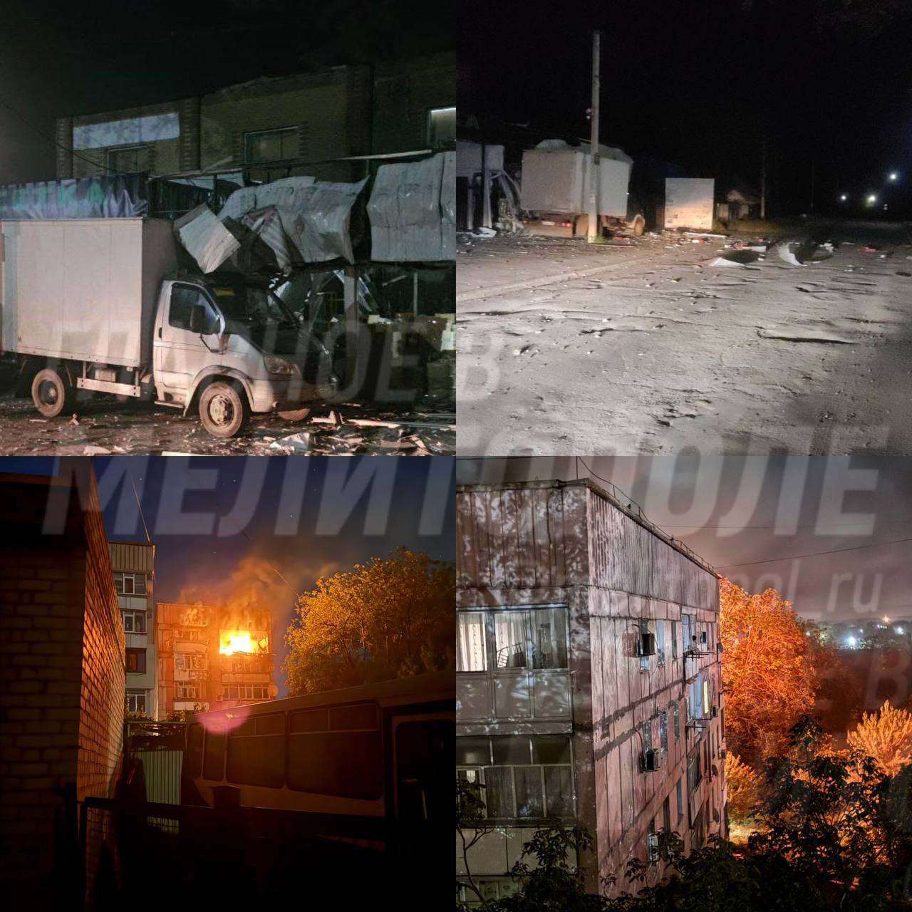 В результате ночной атаки БПЛА ВСУ в Токмаке госпитализирована пожилая женщина Под удар противника попали несколько домов и гражданская инфраструктура, в одной из квартир начался пожар. В результате атаки пожилая мирная жительница госпитализирована в стрессовом состоянии, сообщили в оперативных службах.