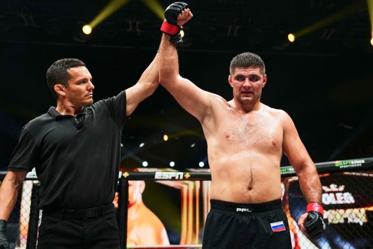 У России есть ещё один чемпион Попов со второй попытки завоевал пояс PFL В финале Олег одолел знакомого многим бойца vk cc cOOKRq ChampFights