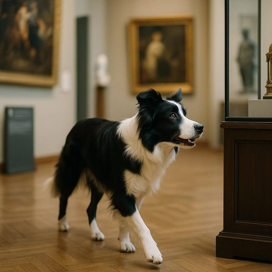 В московских музеях появятся специальные зоны для питомцев Там животное сможет отдохнуть и перекусить В пилотную программу вошли Музей Москвы Московский музей современного искусства музей Николая Островского объединение Выставочные залы Москвы и музей Сергея Есенина