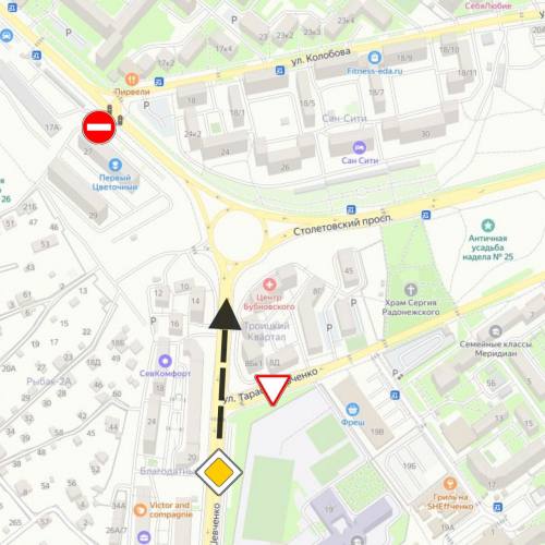На улице Тараса Шевченко будет изменён режим движения транспорта   Главной дорогой станет улица Тараса Шевченко по направлению к развязке со Столетовским проспектом. Сообщили в  Департаменте транспорта и развития дорожно-транспортной инфраструктуры.    Также въезд к многоквартирным домам № 27 и 29 по Столетовскому проспекту на перекрёстке с улицей Колобова станет ограничен — доступ обеспечивается через новую кольцевую развязку.  Ограничения вступят в силу 28 июня.  Легендарный 24   Севастополь