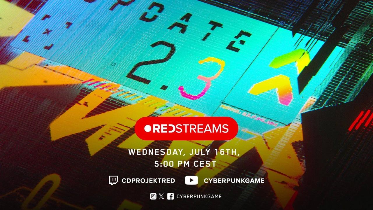 Анонсирована презентация нового масштабного обновления для Cyberpunk 2077 CD Projekt RED пригласила всех фанатов на трансляцию REDstreams, в рамках которой представят патч 2.3: Виу-виу! Новый выпуск REDstreams уже мчится! Мы отправляемся навстречу патчу 2.3 для Cyberpunk 2077 и узнаем, какие секреты он для нас прячет под капотом Нашими пассажирами станут Павел Саско, заместитель руководителя разработки Cyberpunk 2, и Адриен Жуанне, ведущий дизайнер в студии Virtuos Никаких подробностей сегодня раскрывать не стали. Мероприятие пройдёт завтра в 18:00 по МСК. Посмотреть трансляцию можно здесь.