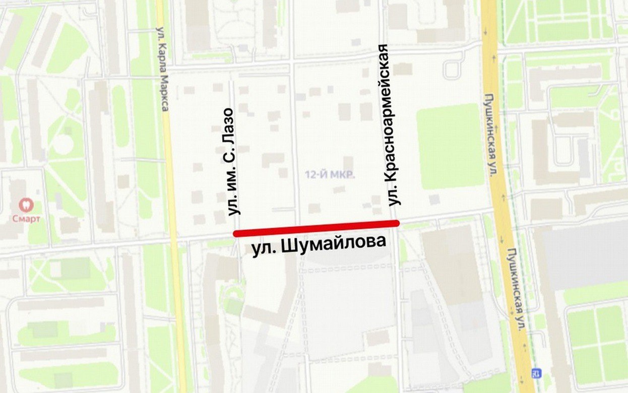 Закроют Шумайлова В столице Удмуртии с 08 00 до 17 00 28 и 29 октября закроют движение транспорта на участке улицы Шумайлова от ул Лазо до ул Красноармейской Ограничения связаны с работами по техническому присоединению строящегося жилкомплекса к инженерной инфраструктуре Водителей просят искать пути объезда Фото пресс служба администрации Ижевска izhlife ru Удмуртия Ижевск