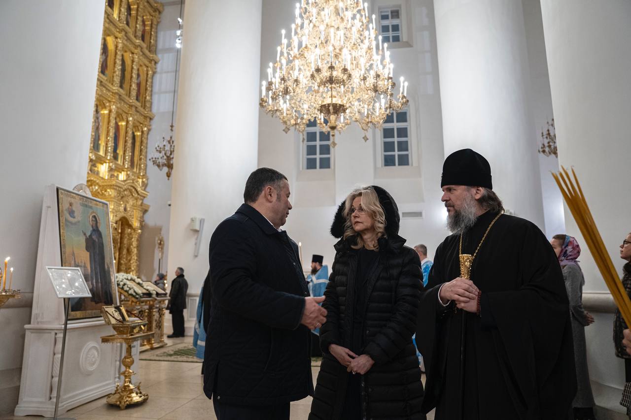 Тверской Спасо-Преображенский кафедральный собор посетила заместитель Председателя Правительства Российской Федерации Татьяна Голикова  ПОДРОБНЕЕ     ФОТОГАЛЕРЕЯ    ТВЕРСКАЯ ЕПАРХИЯ - ПОДПИСАТЬСЯ  ‍