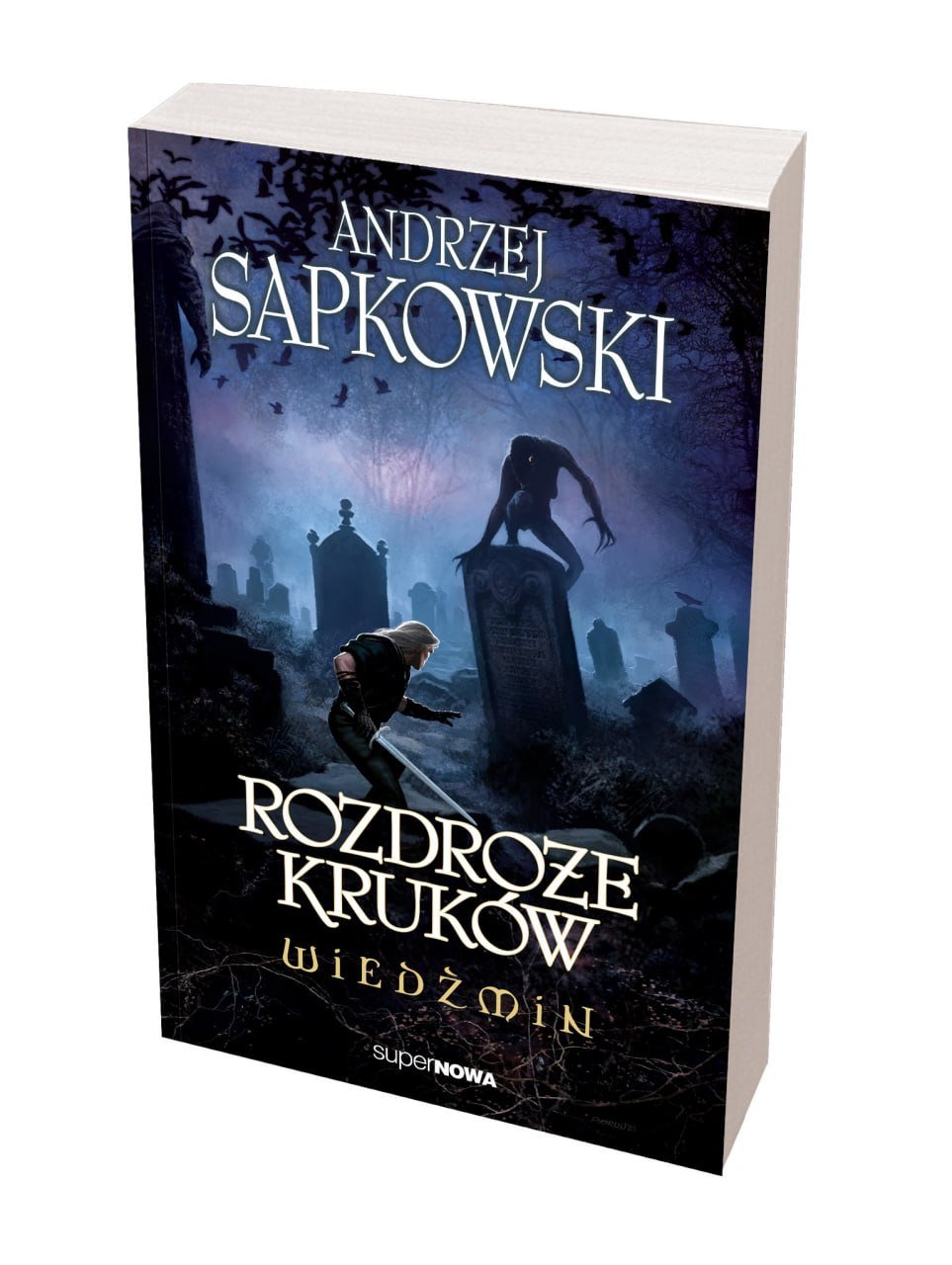 Новый «Ведьмак» будет про МОЛОДОГО Геральта — издатели показали обложку книги.  Роман с подзаголовком «Перекресток воронов» выйдет 29 ноября в Польше. В следующем году — во всем мире.  На этот раз гроссмейстер польского фэнтези возвращается в подростковые годы Геральта, который делает только первые шаги в колдовском ремесле и сталкивается с многочисленными испытаниями. Вооруженный двумя руническими мечами, он сражается с монстрами, спасает невинных людей. Всегда и везде он старается следовать неписаному кодексу, полученному от своих учителей и наставников. Как обычно, жизнь не щадит разочарований — юношеский идеализм время от времени сталкивается с реальностью.  Сага продолжается. История никогда не заканчивается...  Фанаты уже наготове.