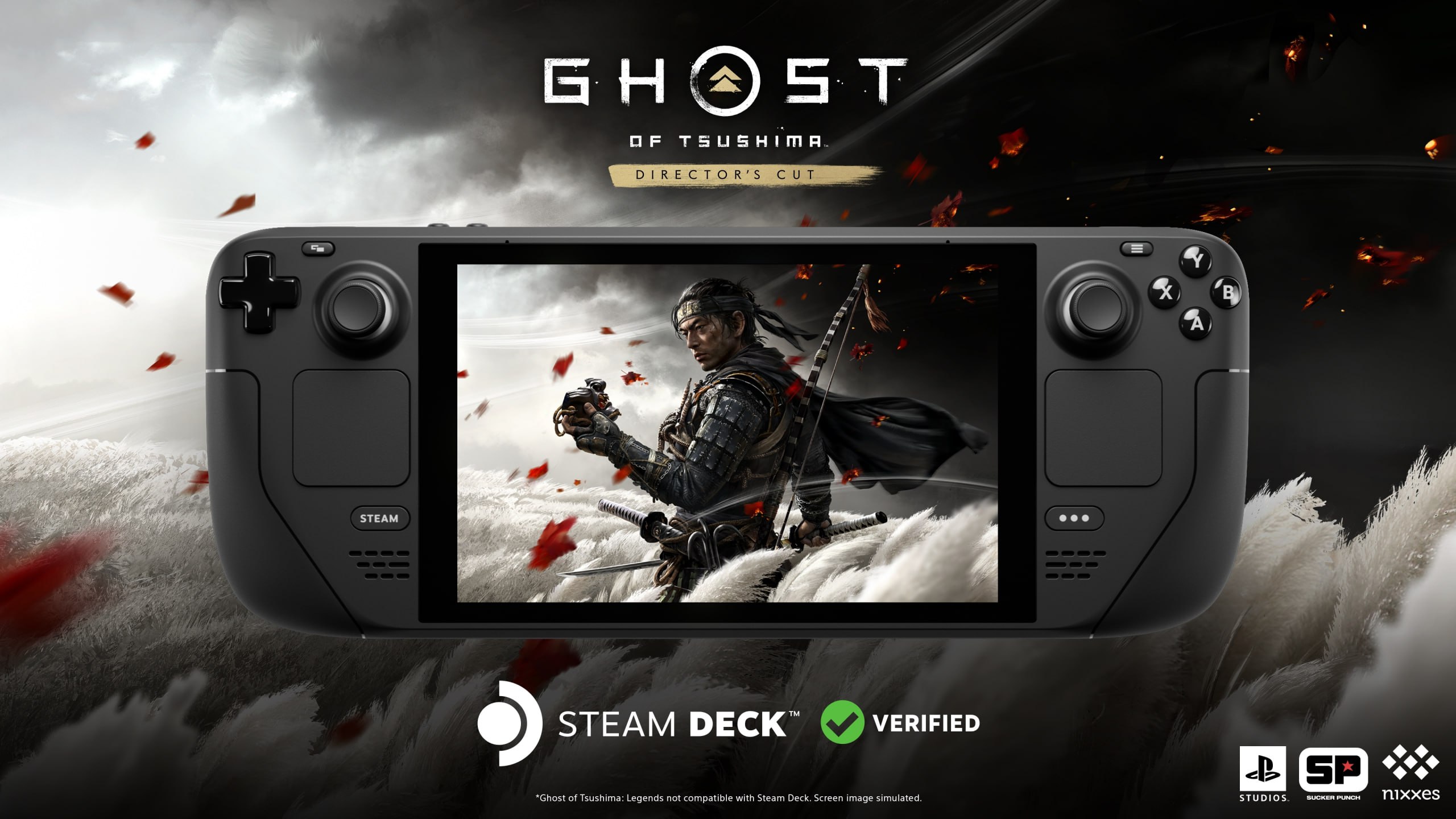 Sony вернула Ghost of Tsushima в продажу в странах без поддержки PSN за исключением России Стоимость игры 1699 23 499 или 49 99 в странах СНГ Одновременно с этим вышло обновление которое разделило одиночную кампанию и мультиплеер Legends сетевой режим теперь оформлен как отдельное бесплатное DLC для владельцев и новых покупателей издания Director s Cut У текущих игроков ничего не меняется а новым потребуется один раз активировать DLC Для Legends по прежнему нужен аккаунт PSN Кроме того обновление улучшило интерфейс под Steam Deck и добавило отдельный графический пресет Игра получила статус полностью совместима на Steam Deck