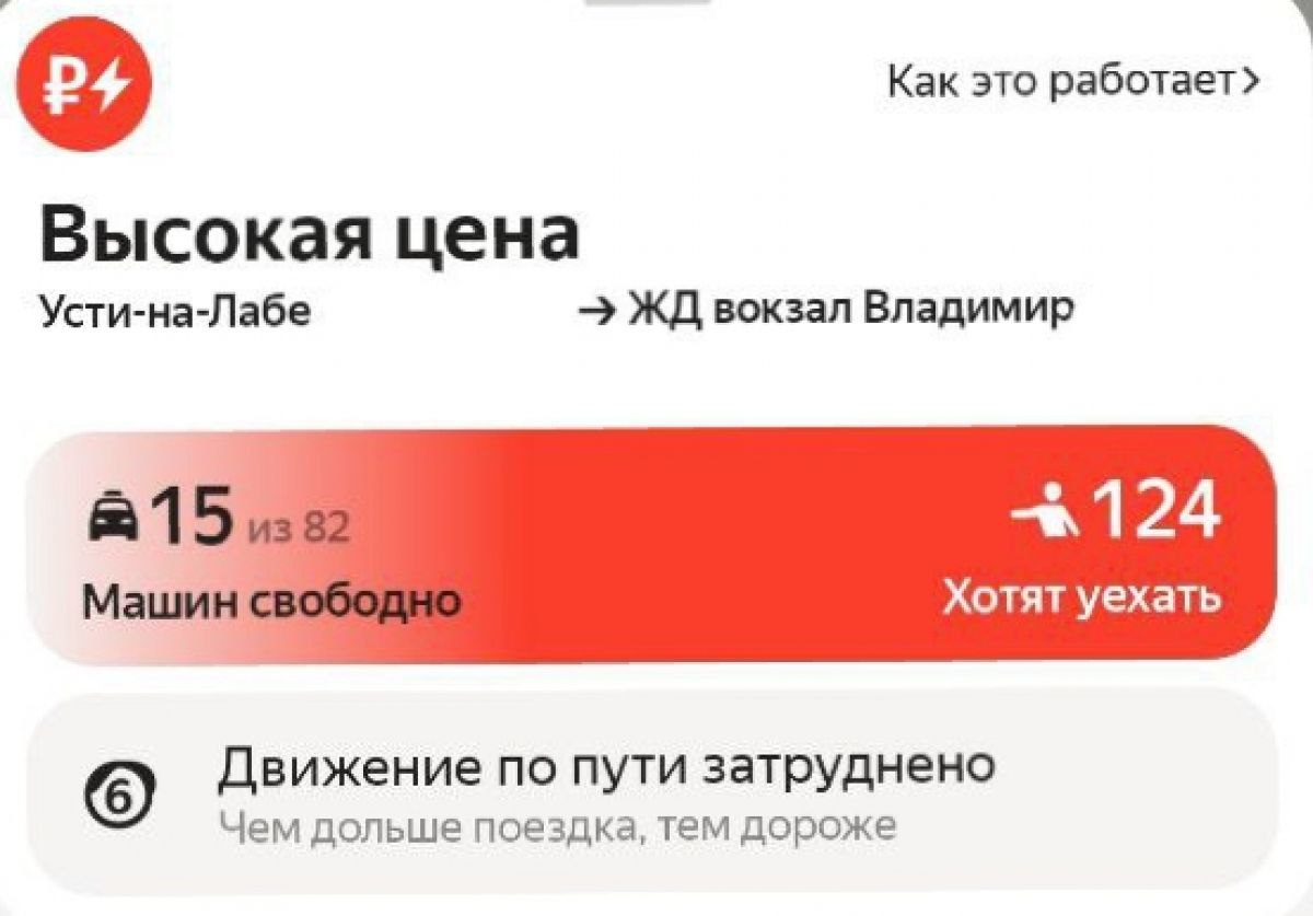 Цены душат а мы брыкаемся спрос на такси во Владимире взлетел на фоне непогоды newsvladimir ru fn 1783100 html Жители Владимира заметили значительный рост спроса и цен на такси в онлайн приложениях 10 минутная поездка внутри города сейчас обойдётся почти в 600 рублей когда обычно преодолеть аналогичный маршрут стоит не дороже 150 Прислать новость Подписаться Мы в MAX