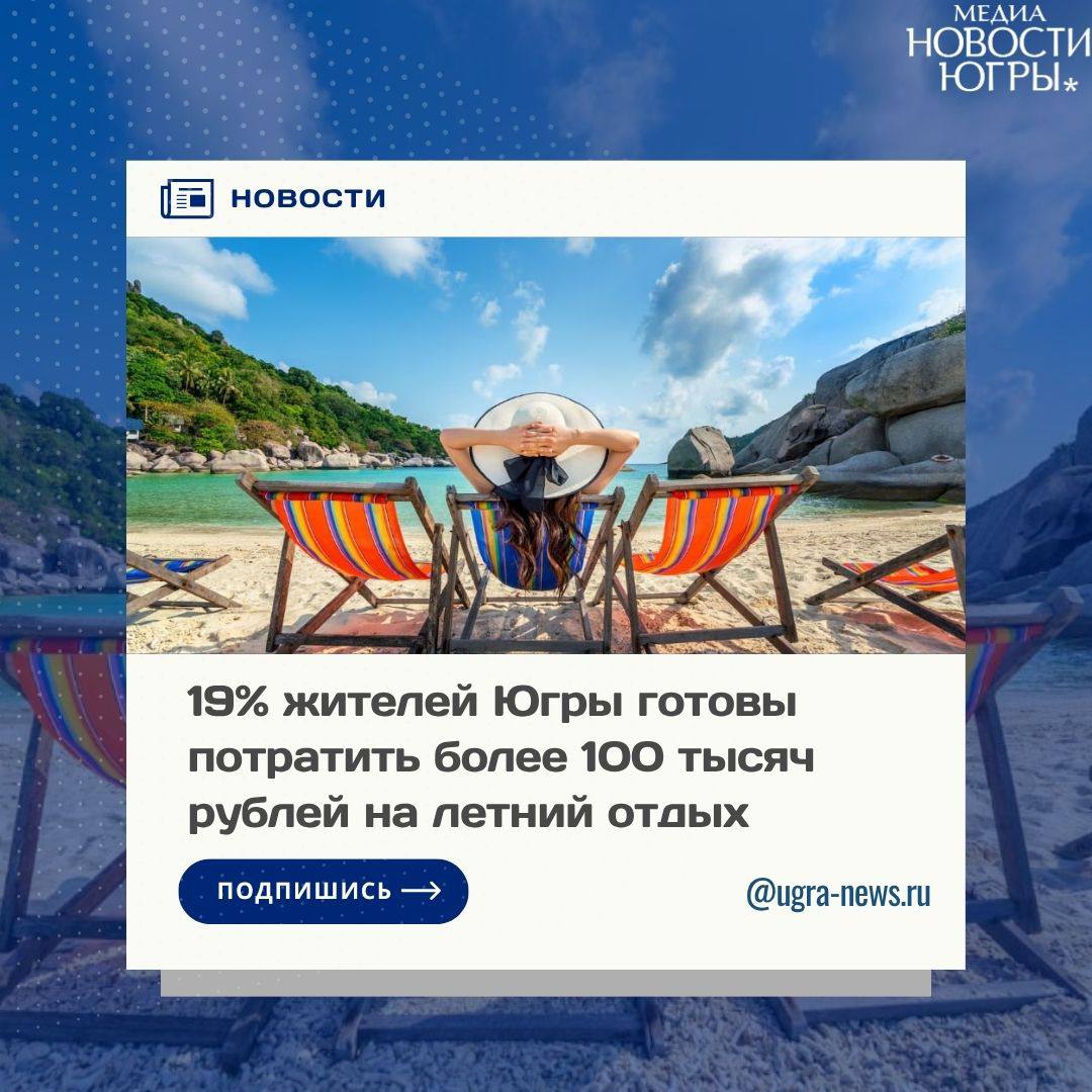 Каждый пятый житель Югры готов потратить на летний отдых больше 100 тысяч рублей Среди зарубежных направлений лидируют Таиланд, Китай и Вьетнам, а в России наибольшей популярностью пользуются Краснодарский край, Санкт-Петербург, Алтайский край и Москва. Об этом сообщает рекрутинговая платформа hh.ru по итогам исследования сервисов онлайн-бронирования апартаментов. «Затраты на отпуск жителей Югры заметно разнятся: 19% опрошенных готовы потратить на отдых более 100 тыс. рублей, 15% закладывают 20-40 тыс. рублей, по 12% опрошенных готовы отдать 40-60 тыс. рублей или 60-80 тыс. рублей, а по 10% — до 20 тыс. рублей или 80-100 тыс. рублей», - отмечает платформа.