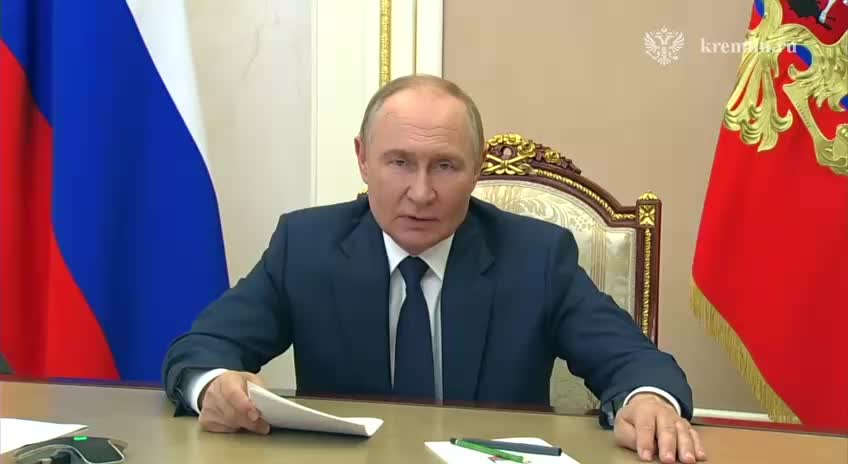 Открытие новой школы в Дагестане с участием Владимира Путина