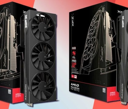 Videocardz опубликовал изображения и раскрыл тактовые частоты Radeon RX 9070 от XFX  Портал Videocardz со ссылкой на известного информатора momomo_us опубликовал качественные маркетинговые изображения кастомных версий графического ускорителя Radeon RX 9070 в исполнениях XFX SWIFT и XFX QUICK SILVER. Карты получат традиционные системы охлаждения, состоящие из массивного алюминиевого радиатора, пластикового кожуха, трех вентиляторов и задней панели с отверстием для улучшенной циркуляции воздуха.  Читать далее