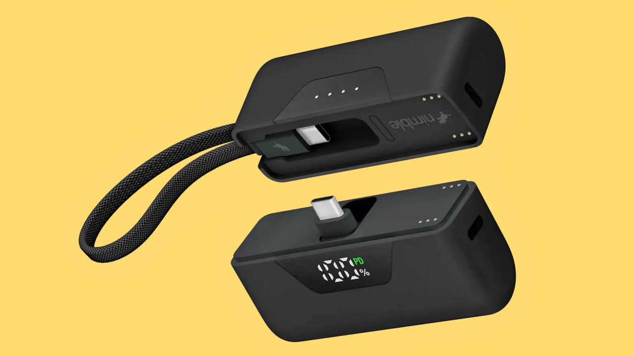 Пауэрбанк который делится как KitKat Nimble показала Champ Stack 10K внешний аккумулятор на магнитах который можно разломить на две части Из одного блока на 10 000 мАч получаются два независимых по 5000 мАч В сборе гаджет выдаёт 30 Вт а половинки по 20 Вт Продавать планируют за 80 долларов 6300 рублей rozetked me news 43763