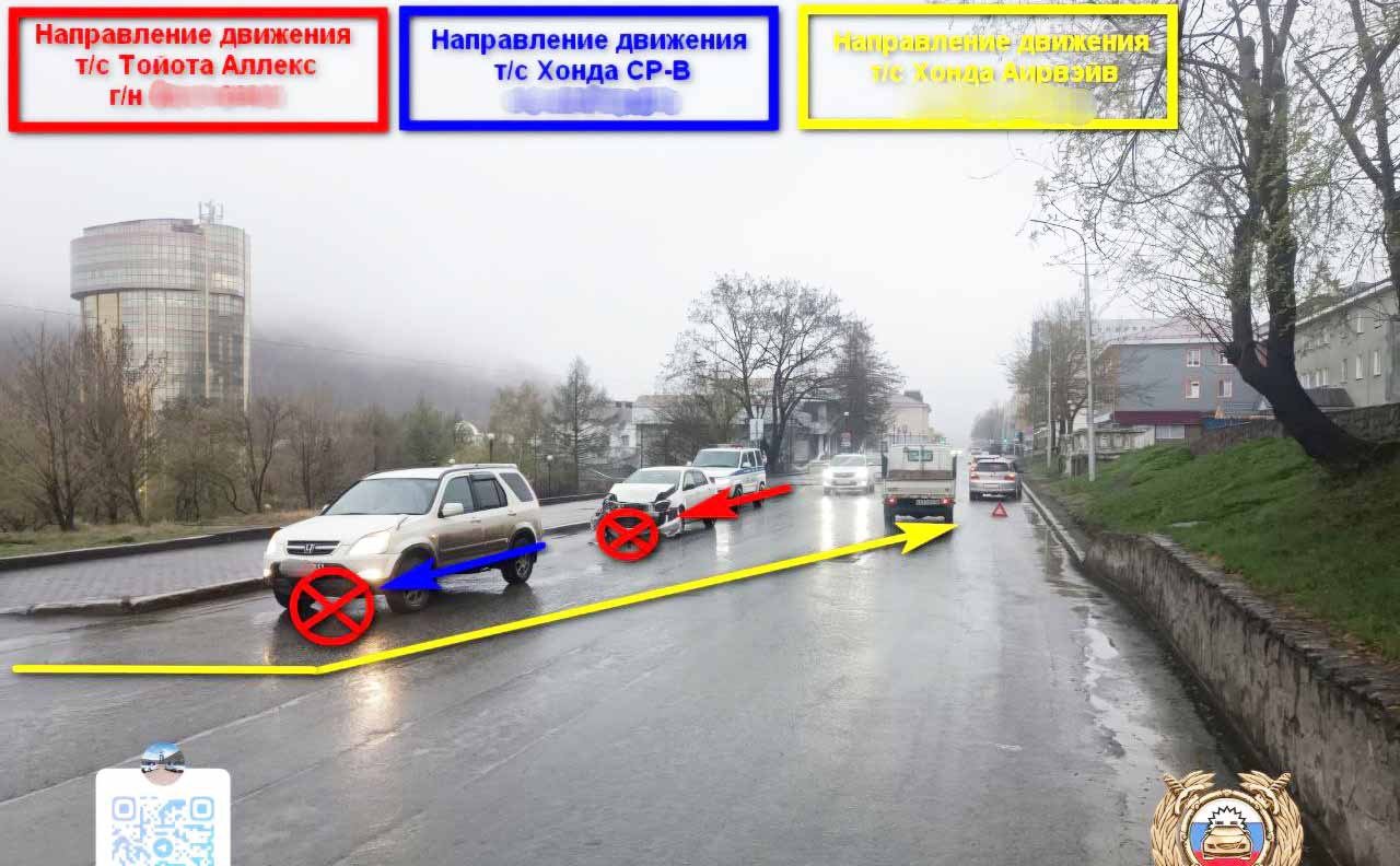 В аварии на Камчатке серьезно пострадала беременная женщина «Тойота-Алекс» в Петропавловске врезалась в «Хонду СРВ» На улице Советской в столице края столкнулись три автомобиля. В аварии травмы получили две женщины. Подробности по ссылке: