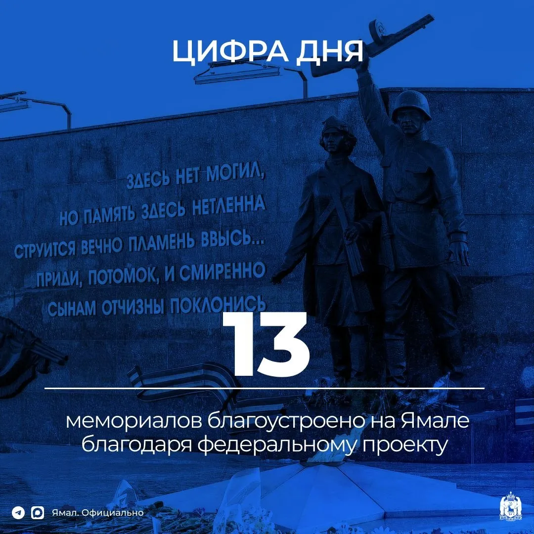 Празднование Дня Победы на Ямале пройдёт на обновлённых или новых территориях мемориалов и памятников Их поддержали жители в прошлые годы на голосовании за объекты комфортной городской среды Патриотические места благоустраиваются в каждом муниципалитете Самые масштабные работы прошли в Губкинском Муравленко Ноябрьске Новом Уренгое Салехарде и Лабытнанги В этом году жители Ямала также выбирают территории для благоустройства На выбор 52 проекта во всех муниципальных образованиях Проголосовать за понравившийся можно на сайте zagorodsreda gosuslugi ru ЯМАЛ Официально Подписывайтесь на нас в MAX