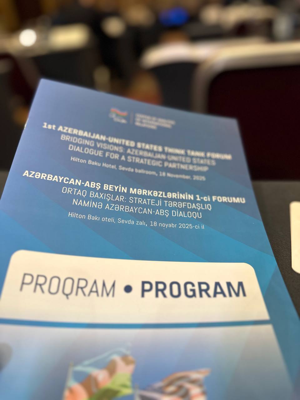 В Баку стартовал первый форум мозговых центров Азербайджана и США bulvarBaku