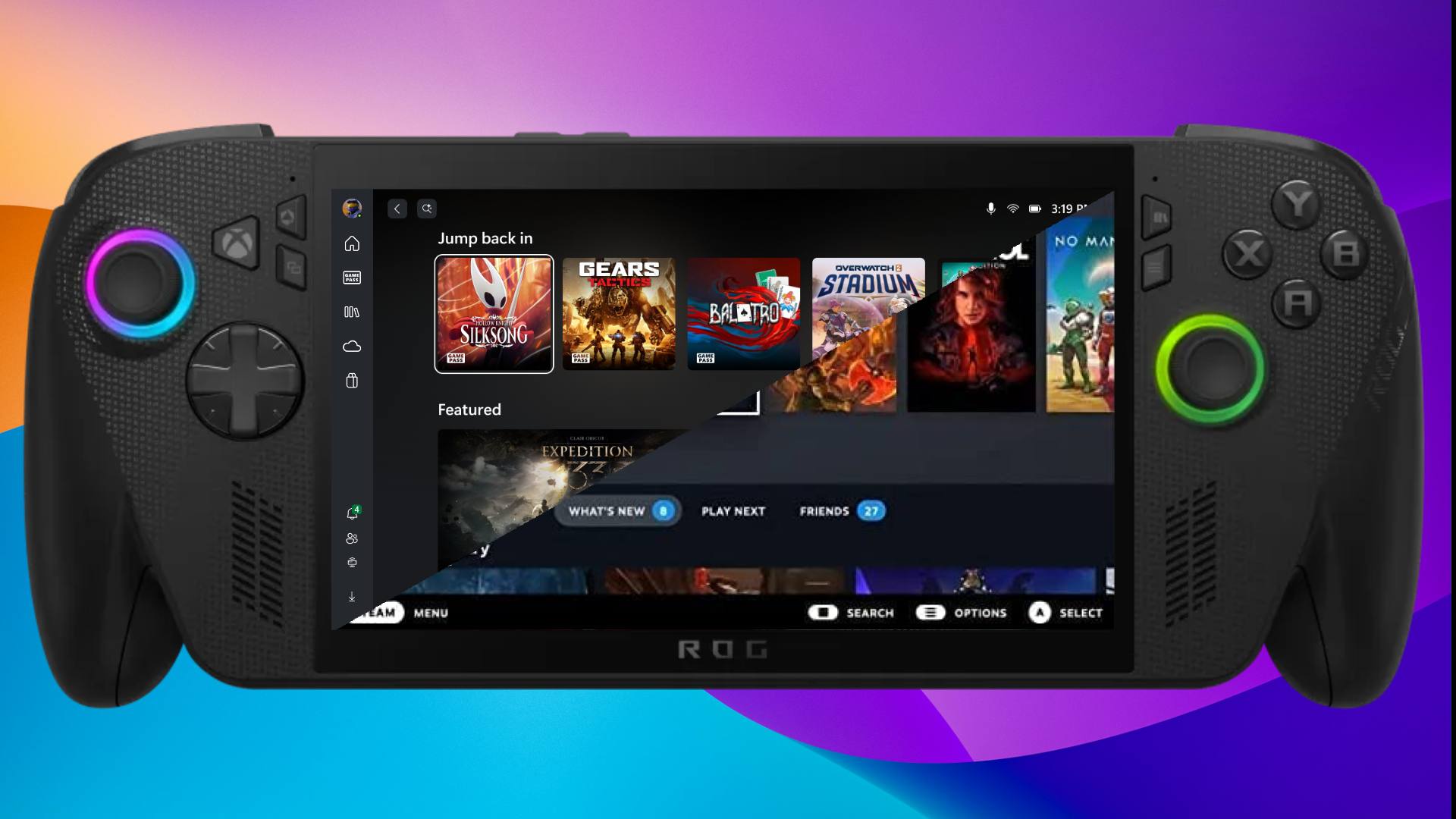 ROG Xbox Ally работает на Linux до 32 быстрее чем на оптимизированной Windows Автор YouTube канала Cyber Dopamine установил на ROG Xbox Ally дистрибутив Bazzite на Linux для портативных игровых устройств Под управлением Linux устройство показывает лучшую производительность в сравнению с специально оптимизированной Windows В Kingdom Come Deliverance II прирост составил 15 FPS в Hogwarts Legacy 12 FPS Общий прирост производительности до 32 По словам блогера микрофризов и статтеров стало меньше а выход из спящего режима теперь мгновенный а не занимает 40 секунд Хотя есть и весомые недостатки После установки Bazzite перестают запускаться онлайн игры не поддерживается античит и не работает RGB подсветка