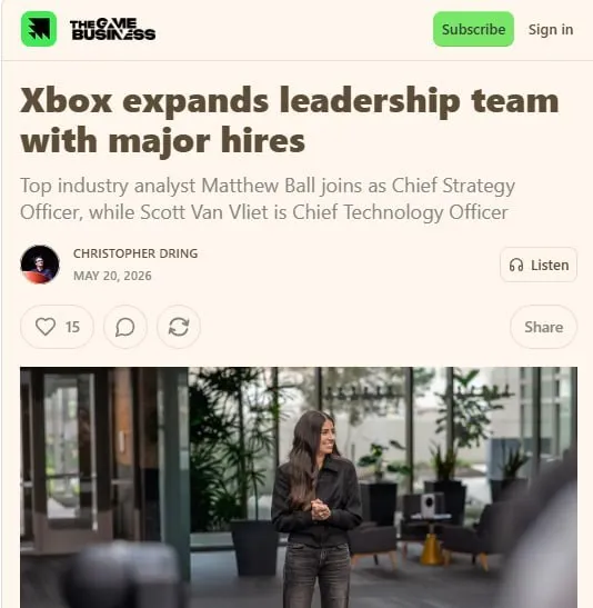 Матье Бал стал новым руководителем Xbox Ранее еврейский аналитик заявил что люди перестали играть в игры и теперь смотрят порно и тиктоки banki oil