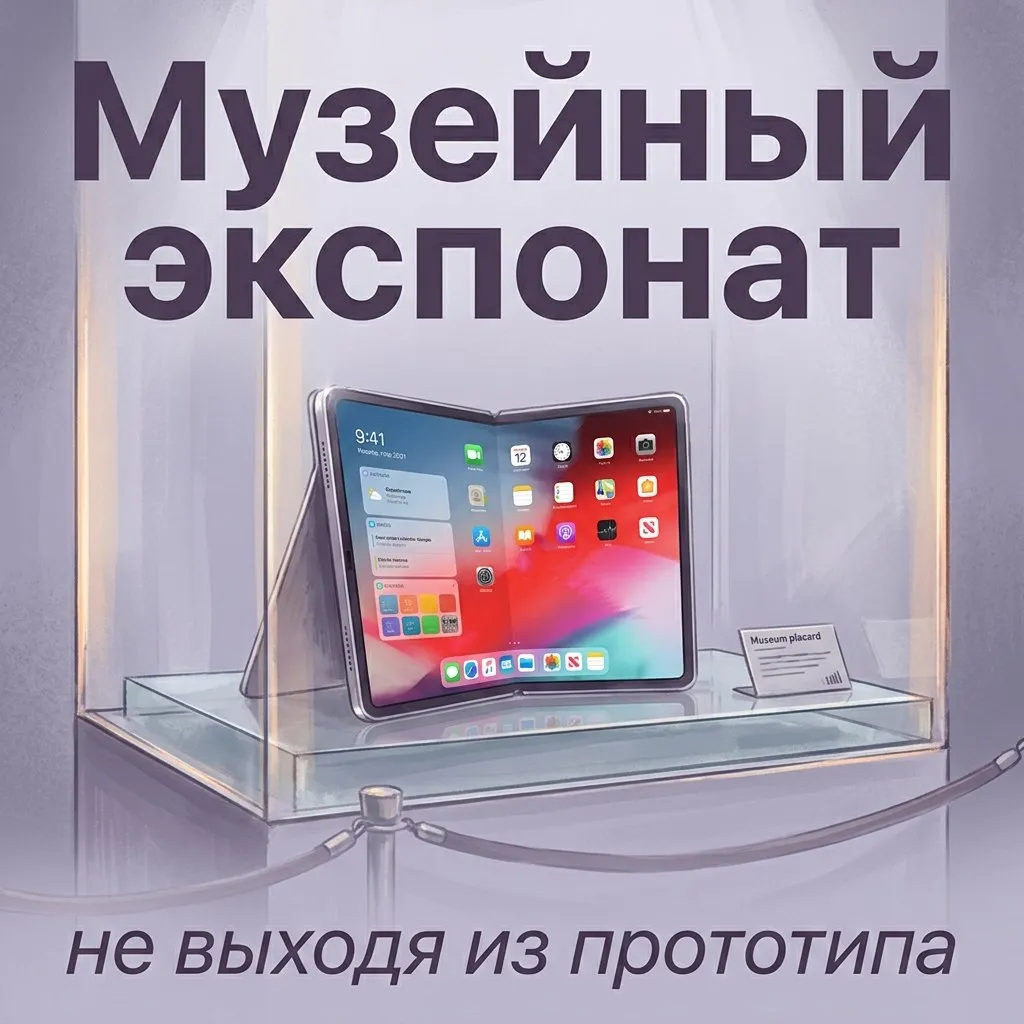 Складной iPad на 20 дюймов может так и остаться прототипом Apple разрабатывает огромный складной iPad с 20 дюймовым экраном и это был личный проект Джона Тернуса нынешнего главы по железу Но несколько человек из команды рассказали Гурману что устройство вполне может никогда не выйти в продажу Причина похоже проста в сентябре Тернус станет CEO и ему будет уже не до отдельных железок Складной айфон при этом на месте и ожидается до конца 2026 года