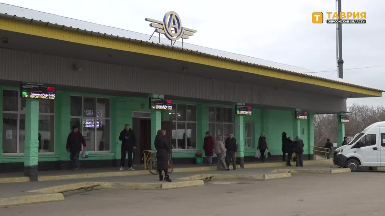 Запущен новый автобусный маршрут между Мелитополем и Геническом