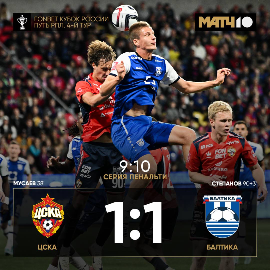 Топ самых длинных вещей в мире 1 Серия пенальти в матче ЦСКА Балтика Match TV