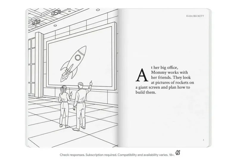 Google внедрила функцию создания иллюстрированных книг в Gemini Новейшая функция ИИ-приложения Google Gemini позволяет создавать персонализированные иллюстрированные сборники рассказов с озвучкой для детей. Искусственному интеллекту можно поручить создание любой истории на основе текстового запроса. В качестве «вдохновения» для рассказов ИИ способен использовать фотографии, изображения и файлы пользователя. 1 DevHub